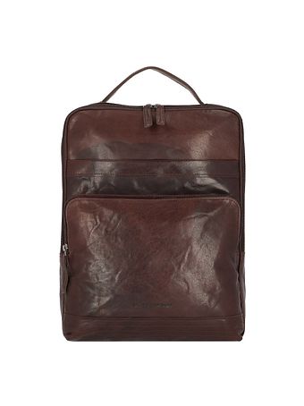 Spikes & Sparrow Bronco batoh kožený 40 cm přihrádka na notebook