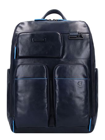 Piquadro Blue Square Revamp rygsæk RFID læder 42 cm laptoprum