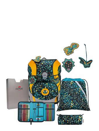 DerDieDas ErgoFlex Tiny Skoleransel-sæt 6-delt