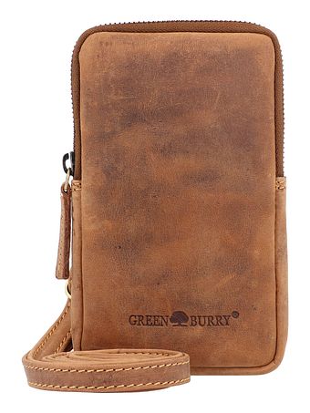 Greenburry Vintage skuldertaske i læder 11 cm