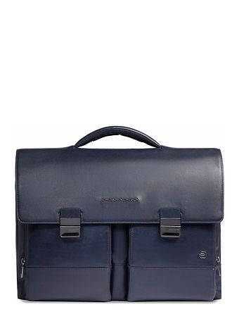 Piquadro Philip Dokumenttaske Messenger Læder 42 cm Laptoprum