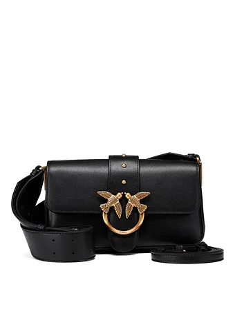 PINKO Love One Crossbody-väska Läder 22 cm PINKO Love One Crossbody-väska Läder 22 cm