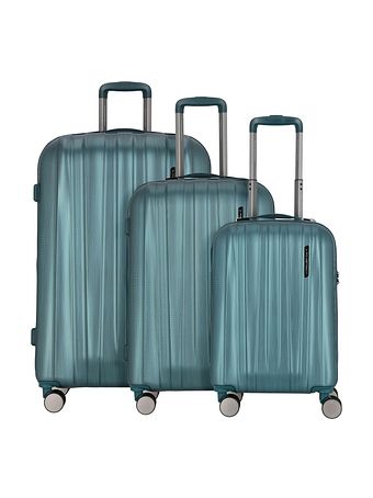 Polestream Moonrock 4 kolečka Sada kufrů 3-dílný s roztažitelným záhybem