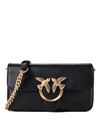 PINKO Love one Crossbody-väska Läder 23 cm PINKO Love one Crossbody-väska Läder 23 cm