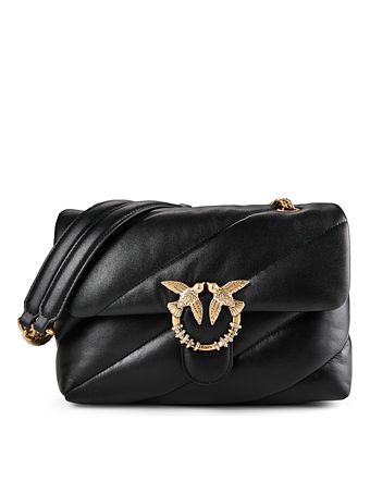 PINKO Love Classic Bolsa de hombro Piel natural 27 cm PINKO Love Classic Bolsa de hombro Piel natural 27 cm