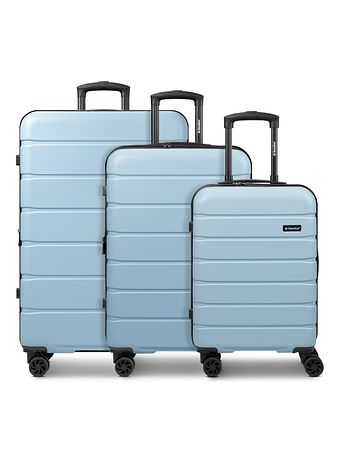 Saxoline Miami 4 kolečka Sada kufrů 3-dílný s roztažitelným záhybem