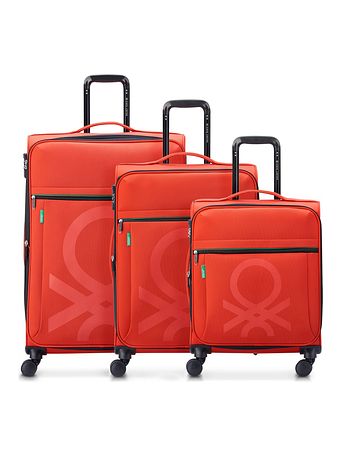 Delsey Paris x United Colors of Benetton Colour Block 4-hjuls kuffertsæt 3 stk.