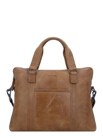 Greenland Nature Let dokumentmappe i læder med 38 cm rum til bærbar computer