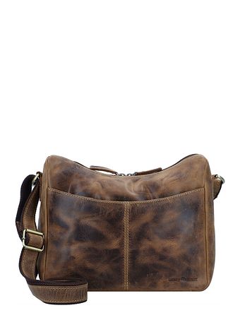 Greenburry Vintage Skuldertaske Læder 30 cm