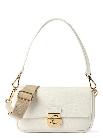 Coccinelle C-Me Lock Skuldertaske Læder 24 cm