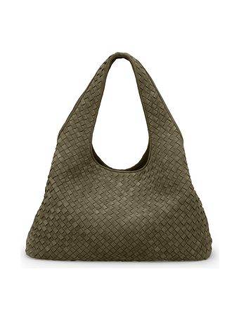 LES VISIONNAIRES Paz Weave Borsa a spalla Vera Pelle 44 cm LES VISIONNAIRES Paz Weave Borsa a spalla Vera Pelle 44 cm