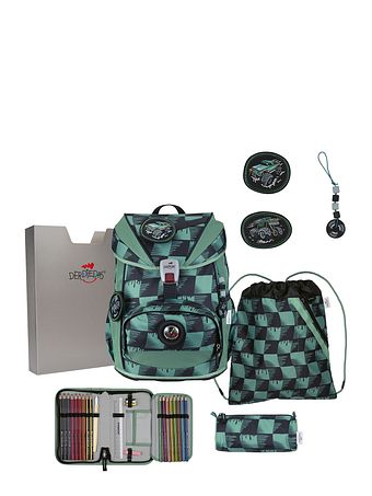 DerDieDas ErgoFlex Light Skoleransel-sæt 5-delt