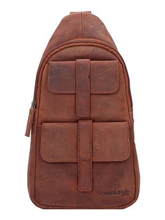 Greenland Nature Montenegro skuldertaske i læder 36 cm