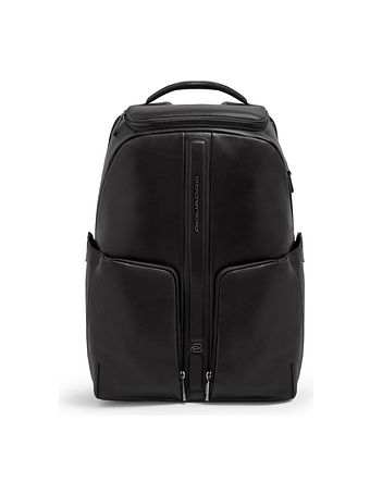 Piquadro Victor Mochila de día Bloqueo RFID Piel natural 46 cm Compartimento para laptop Piquadro Victor Mochila de día Bloqueo RFID Piel natural 46 cm Compartimento para laptop