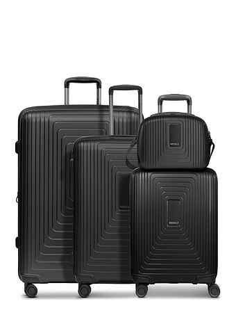 Redolz Essentials 14 4-hjulet kuffertsæt + beautycase 4 stk. med stretchfold Redolz Essentials 14 4-hjulet kuffertsæt + beautycase 4 stk. med stretchfold