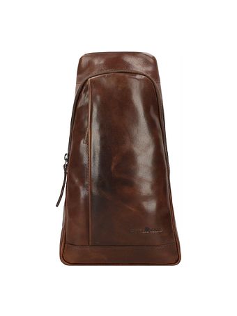 Greenburry Newport skuldertaske i læder 33 cm