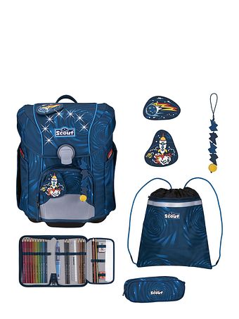 Scout Micro Skoleransel-sæt 5-delt