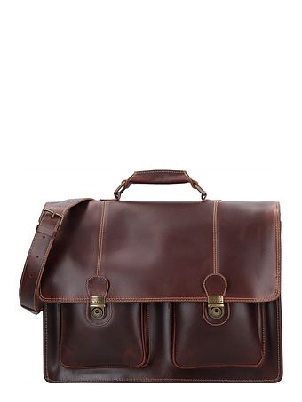 Buckle & Seam Nevada dokumentmappe læder 42 cm rum til bærbar computer