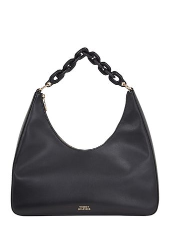 Tommy Hilfiger TH Soft Skuldertaske Læder 38 cm