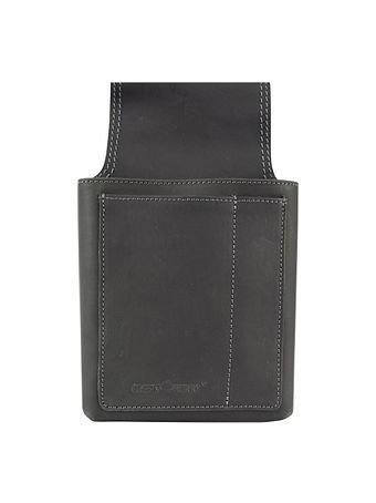 Greenburry Vintage Musta vyölaukku - Tarjoilijan lompakko nahka 14,5 cm