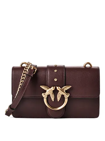 PINKO Love One Crossbody-väska Läder 21 cm PINKO Love One Crossbody-väska Läder 21 cm