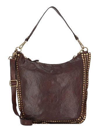 Campomaggi Skuldertaske i læder 40 cm