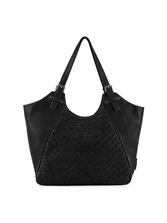 FredsBruder Calm Weave Shopper taske Læder 45 cm FredsBruder Calm Weave Shopper taske Læder 45 cm