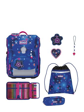 Scout Neo LED Skoleransel-sæt 8-delt