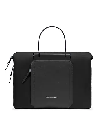 Piquadro Lyra Portfölj Läder 42 cm Laptopfack med expansionsveck Piquadro Lyra Portfölj Läder 42 cm Laptopfack med expansionsveck