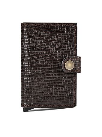 Secrid Miniwallet Cartera Bloqueo RFID Piel natural 6 cm