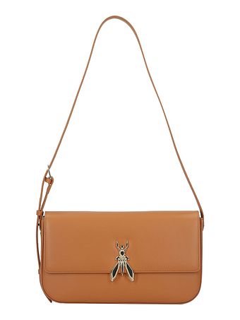 Patrizia Pepe Essential Fly Skuldertaske Læder 31 cm