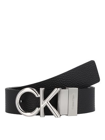 Calvin Klein CK Metal Bombe Pásek Kůže