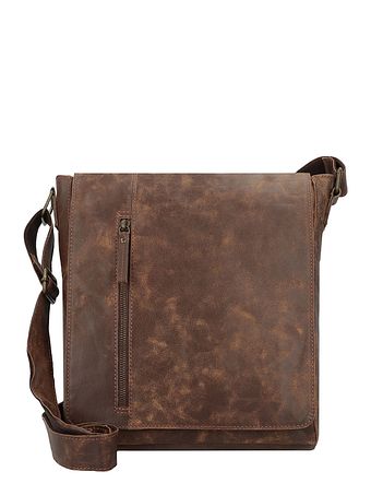 Harold's Crunchy skuldertaske i læder 27 cm