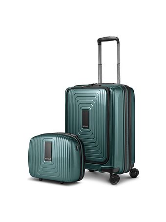 Redolz Essentials 14 kuffertsæt 2 stk. kabine-trolley med stretchfold + beautycase Redolz Essentials 14 kuffertsæt 2 stk. kabine-trolley med stretchfold + beautycase