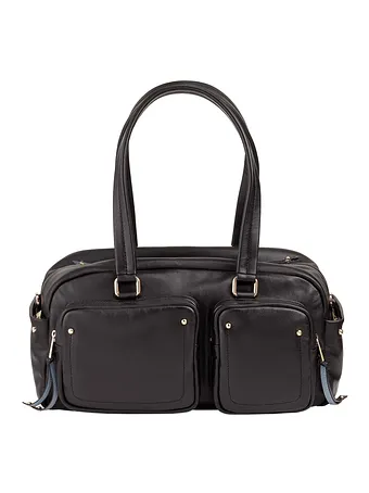 DuDu Pocket Skuldertaske Læder 33 cm
