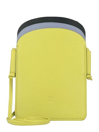 DuDu Farverigt Minorca-mobiltaske i læder 12 cm