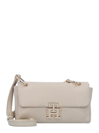Tommy Hilfiger Pushlock Skuldertaske Læder 22 cm