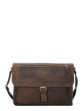 Leonhard Heyden Salisbury Messenger læder 40 cm rum til bærbar computer Leonhard Heyden Salisbury Messenger læder 40 cm rum til bærbar computer