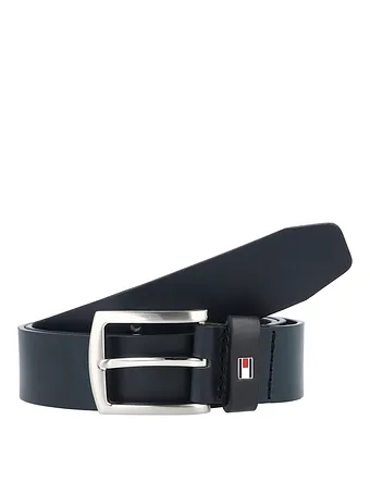 Tommy Hilfiger Hilfiger Flag Bælte Læder Tommy Hilfiger Hilfiger Flag Bælte Læder