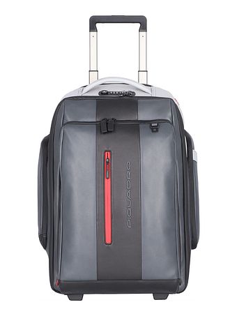 Piquadro Urban 2-hjuls rygsæk trolley læder 54 cm laptoprum