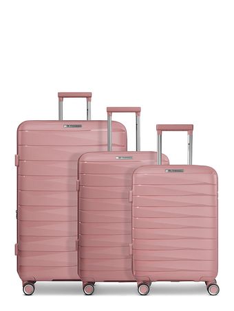 Franky London 4 hjul Kuffert 3-delt med strækfold