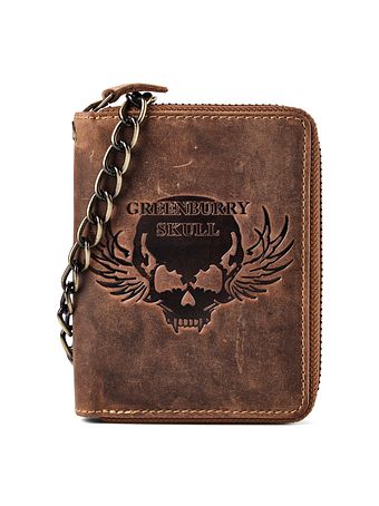 Greenburry Biker Pung Læder 10 cm