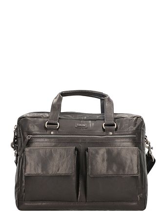 Spikes & Sparrow Dokumentmappe i læder med 41 cm rum til bærbar computer