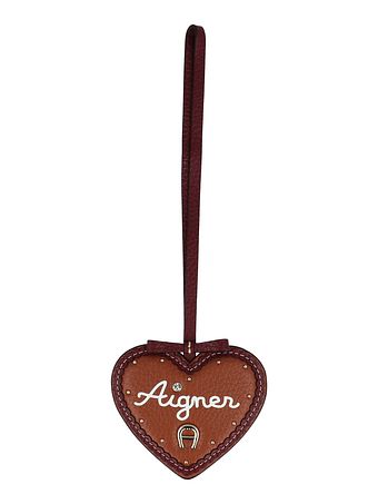 AIGNER Modetaske-tag i læder 8 cm