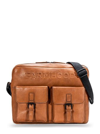 Farmhood Memphis Dokumenttaske Messenger Læder 38 cm Laptoprum