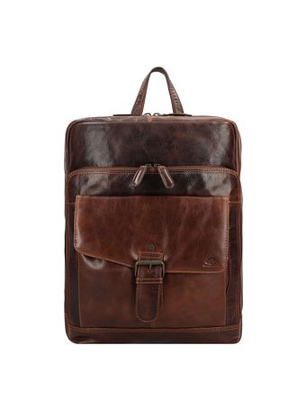 Greenburry Rugged Forretningsrygsæk Læder 39 cm Laptoprum