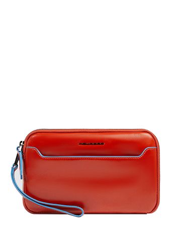 Piquadro Blue Square Clutch pung Læder 21 cm