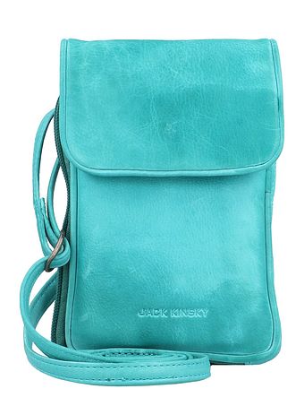 Jack Kinsky Nassau mobiltaske RFID læder 9,5 cm