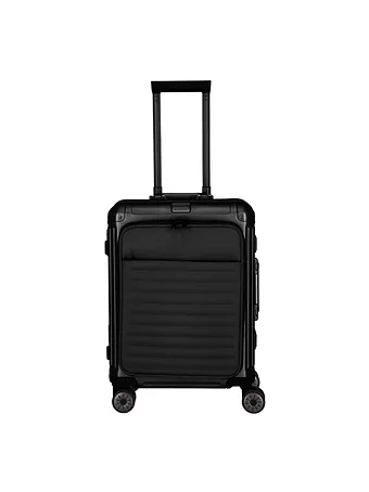 Travelite Next 4-hjulig kabinväska i Aluminium, 55 cm, med fack för bärbar dator Travelite Next 4-hjulig kabinväska i Aluminium, 55 cm, med fack för bärbar dator