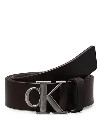 Calvin Klein Jeans Round Mono Bælte Læder Calvin Klein Jeans Round Mono Bælte Læder